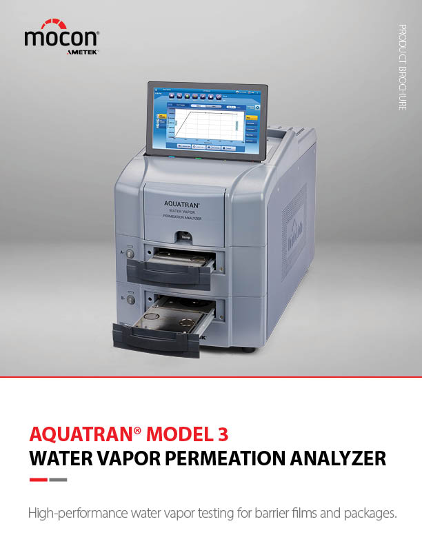 Analizador de permeabilidad al vapor de agua AQUATRAN 3